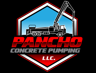 Pancho Concrete Pumping LLC. logo design by Suvendu