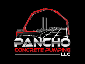 Pancho Concrete Pumping LLC. logo design by drifelm