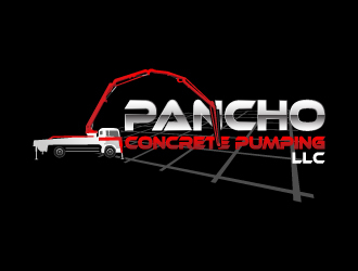 Pancho Concrete Pumping LLC. logo design by drifelm