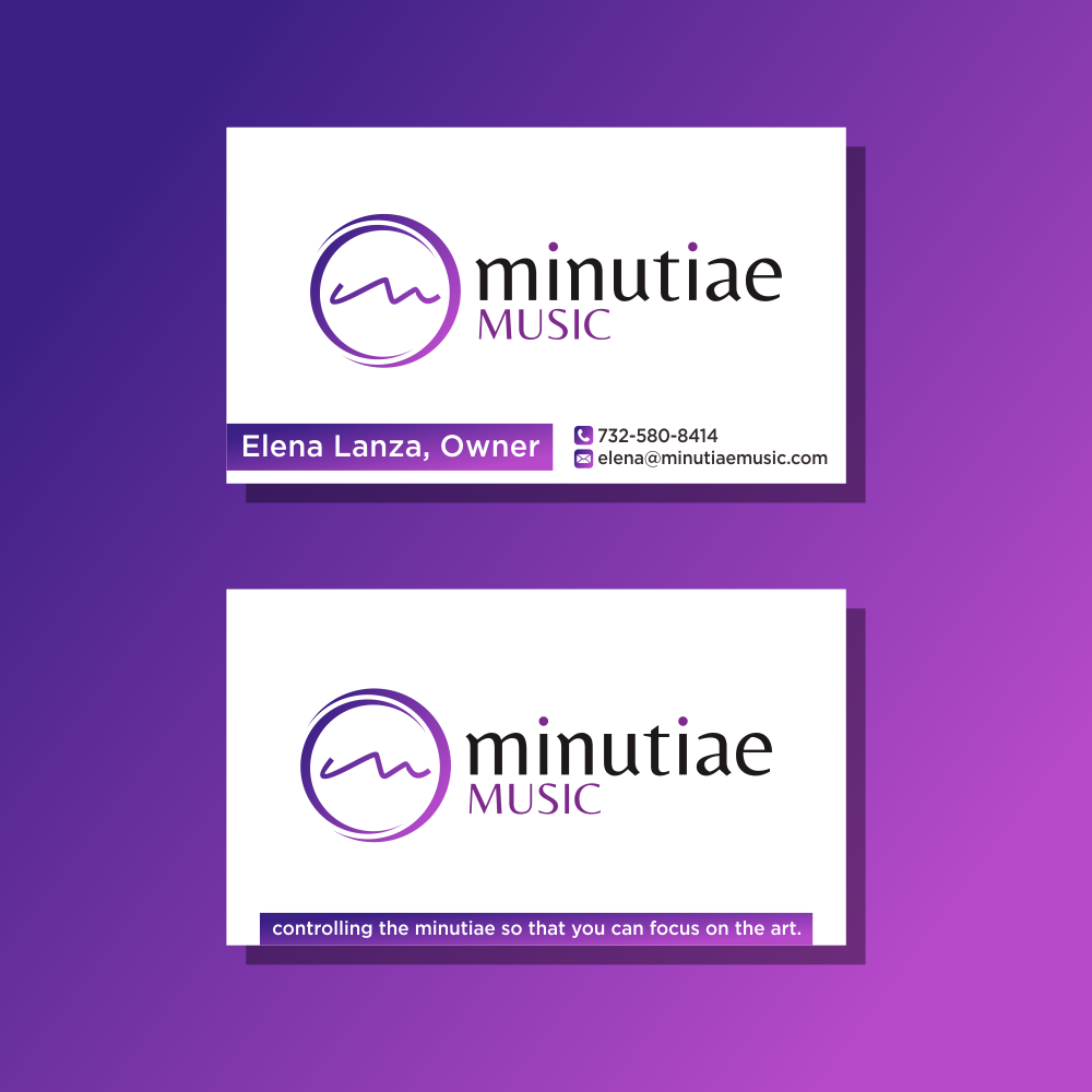 Minutiae Music logo design by bismillah