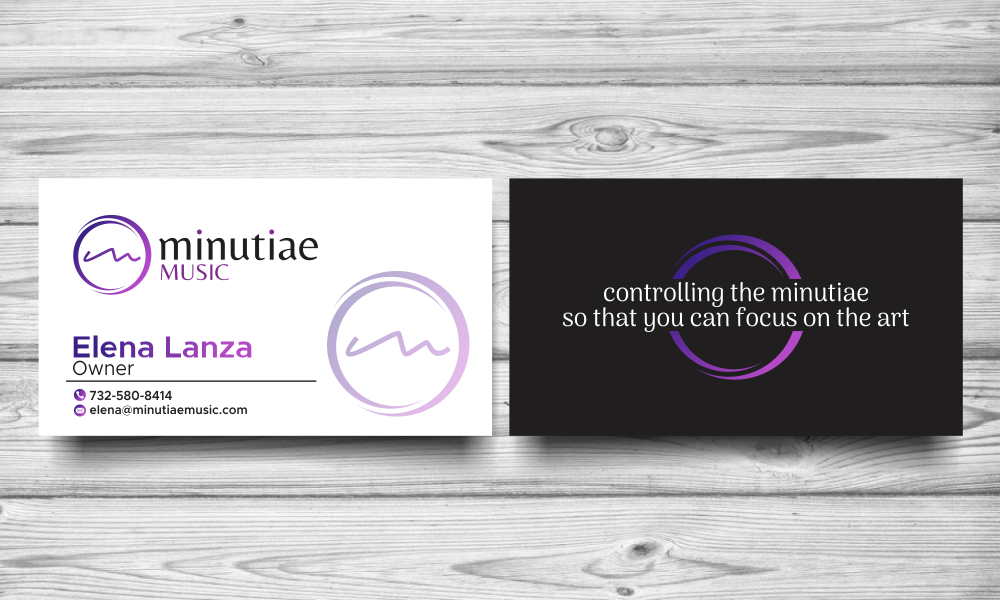 Minutiae Music logo design by done