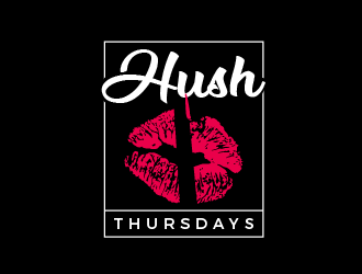 HUSH Thursdays logo design by pollo