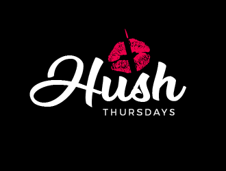 HUSH Thursdays logo design by pollo