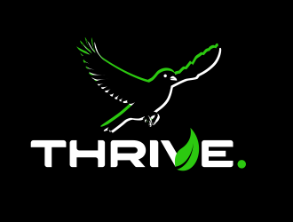 Thrive logo design by serprimero