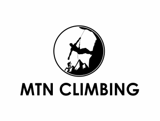 Mtn Climbing logo design by giphone