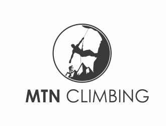 Mtn Climbing logo design by giphone