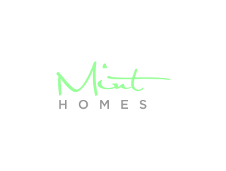 Mint homes logo design by Artomoro