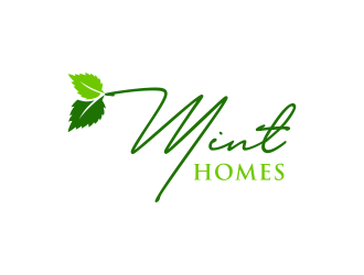 Mint homes logo design by GassPoll