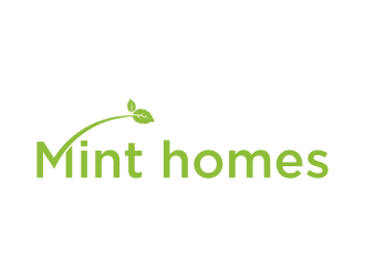 Mint homes logo design by GassPoll