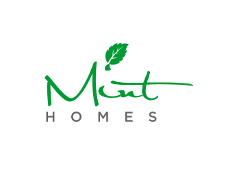 Mint homes logo design by GassPoll