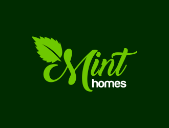 Mint homes logo design by GassPoll