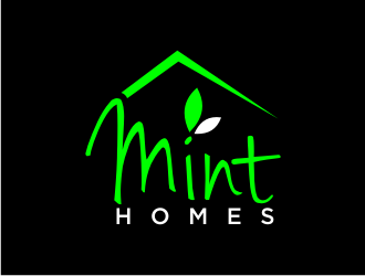 Mint homes logo design by Artomoro