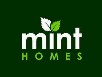 Mint homes logo design by GassPoll