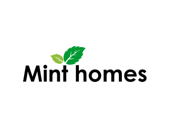 Mint homes logo design by GassPoll