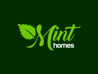 Mint homes logo design by GassPoll