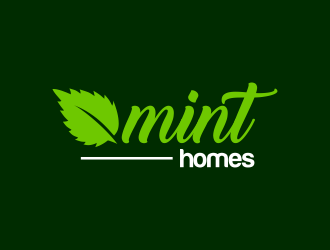 Mint homes logo design by GassPoll