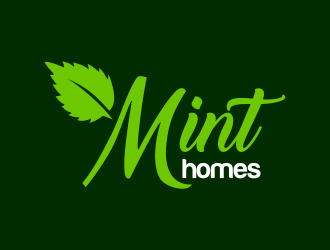 Mint homes logo design by GassPoll