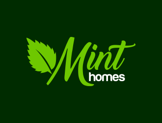 Mint homes logo design by GassPoll