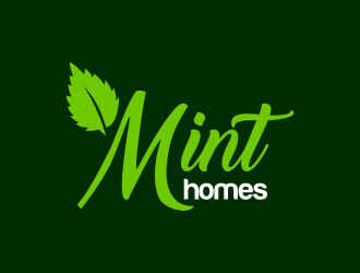 Mint homes logo design by GassPoll