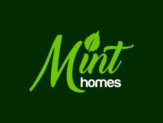 Mint homes logo design by GassPoll