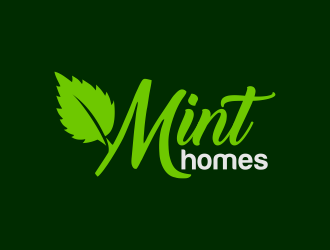 Mint homes logo design by GassPoll