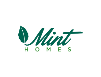 Mint homes logo design by oke2angconcept