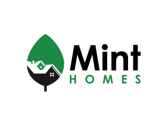 Mint homes logo design by lintinganarto