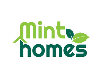 Mint homes logo design by Webphixo