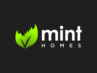 Mint homes logo design by santrie