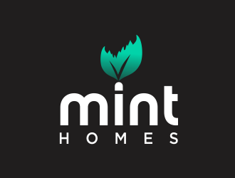 Mint homes logo design by santrie