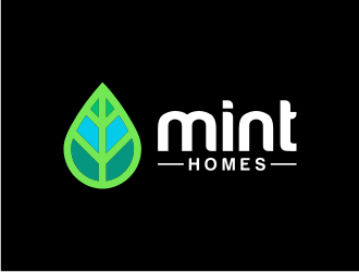 Mint homes logo design by puthreeone