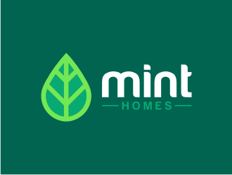 Mint homes logo design by puthreeone