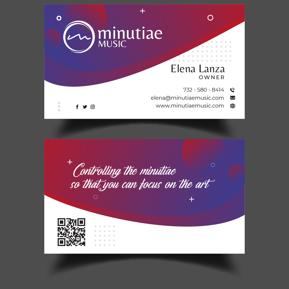 Minutiae Music logo design by GRB Studio