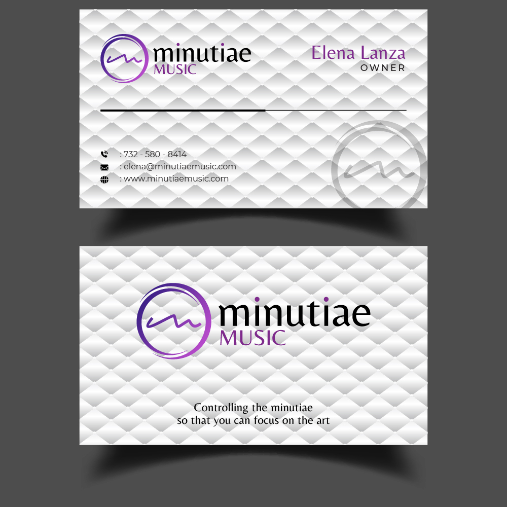 Minutiae Music logo design by GRB Studio
