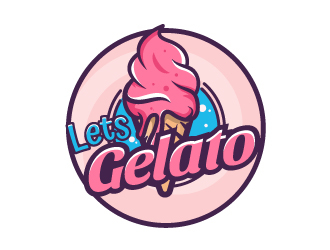 Lets Gelato logo design by Putraja