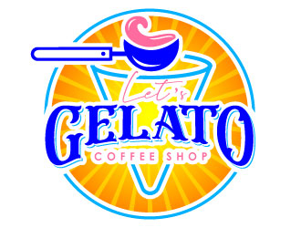 Lets Gelato logo design by REDCROW