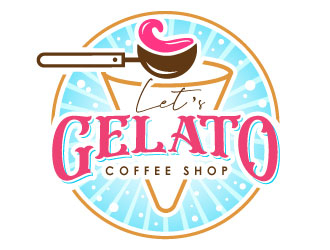 Lets Gelato logo design by REDCROW