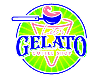 Lets Gelato logo design by REDCROW