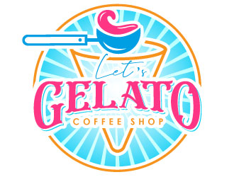 Lets Gelato logo design by REDCROW