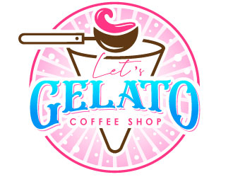 Lets Gelato logo design by REDCROW