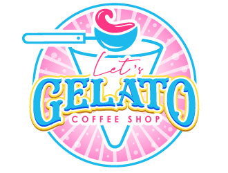 Lets Gelato logo design by REDCROW