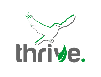 Thrive logo design by serprimero