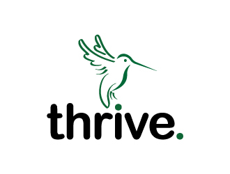 Thrive logo design by GETT