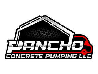 Pancho Concrete Pumping LLC. logo design by FriZign