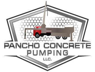 Pancho Concrete Pumping LLC. logo design by DreamCather