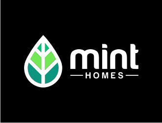 Mint homes logo design by puthreeone