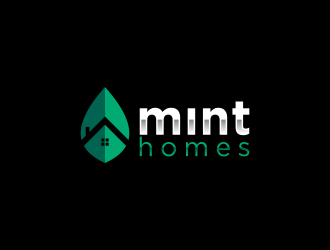 Mint homes logo design by zeta