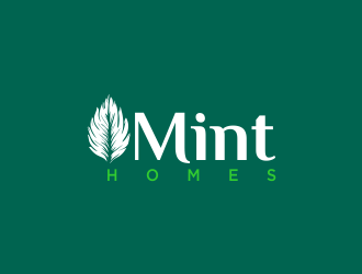 Mint homes logo design by oke2angconcept