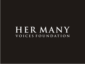 Her Many Voices Foundation logo design by Artomoro