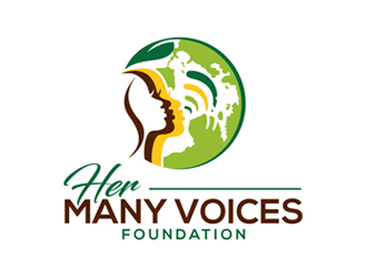 Her Many Voices Foundation logo design by ingepro